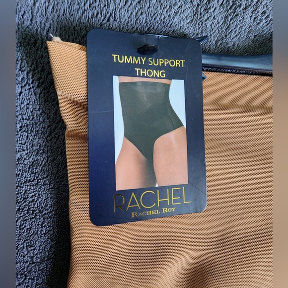 Rachel Rachel Roy Laser Cut Bonded No Show Shaping Thongs With Tummy Support - Picture 7 of 9